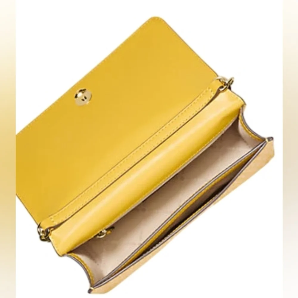 Michael Kors Logo Canvas Crossbody Bag – Honey - Picture 5 of 7